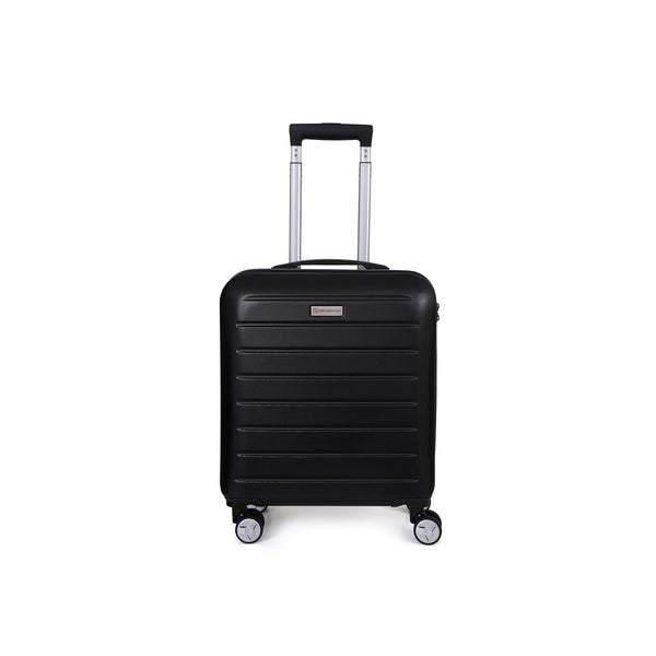 Spacewalk Cadillac Hard Case ABS Luggage, Airline-Approved Cabin Suitcase, 42ltr, 8 Spinner Wheels, Anti-Theft Zip, TSA Lock, Durable & Lightweight, 3-Years Warranty