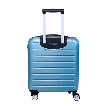 Spacewalk Cadillac Hard Case ABS Luggage, Airline-Approved Cabin Suitcase, 42ltr, 8 Spinner Wheels, Anti-Theft Zip, TSA Lock, Durable & Lightweight, 3-Years Warranty