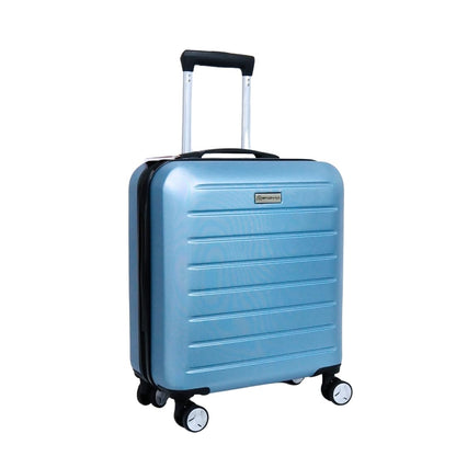 Spacewalk Cadillac Hard Case ABS Luggage, Airline-Approved Cabin Suitcase, 42ltr, 8 Spinner Wheels, Anti-Theft Zip, TSA Lock, Durable & Lightweight, 3-Years Warranty