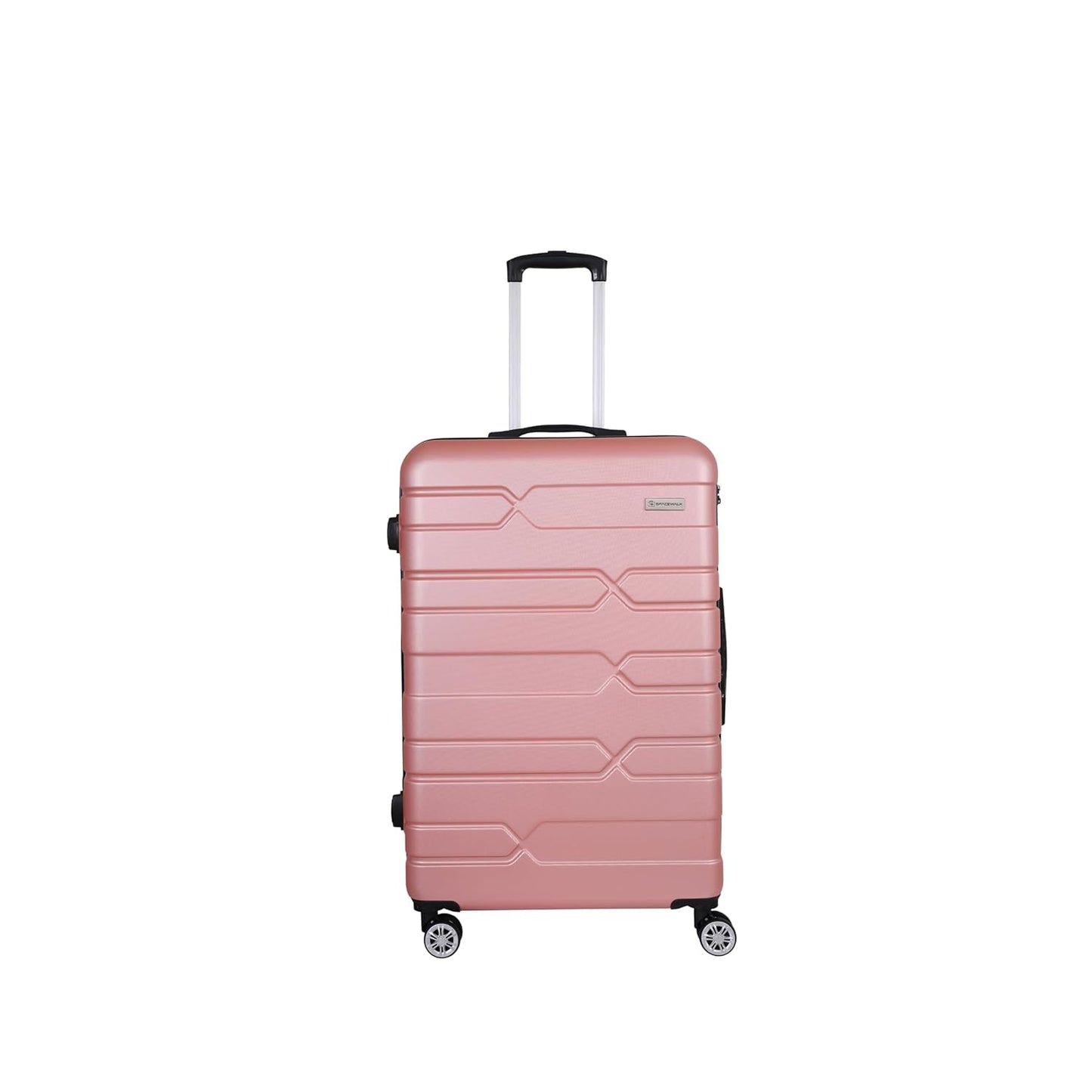Spacewalk Tokyo Hard Luggage, 76L, Medium, Smooth 8 Spinner Wheels, Durable Hard Case ABS Material, Anti-Theft Zip, TSA Lock, Lightweight, Ergonomic Telescopic Handle, 3-Year Warranty