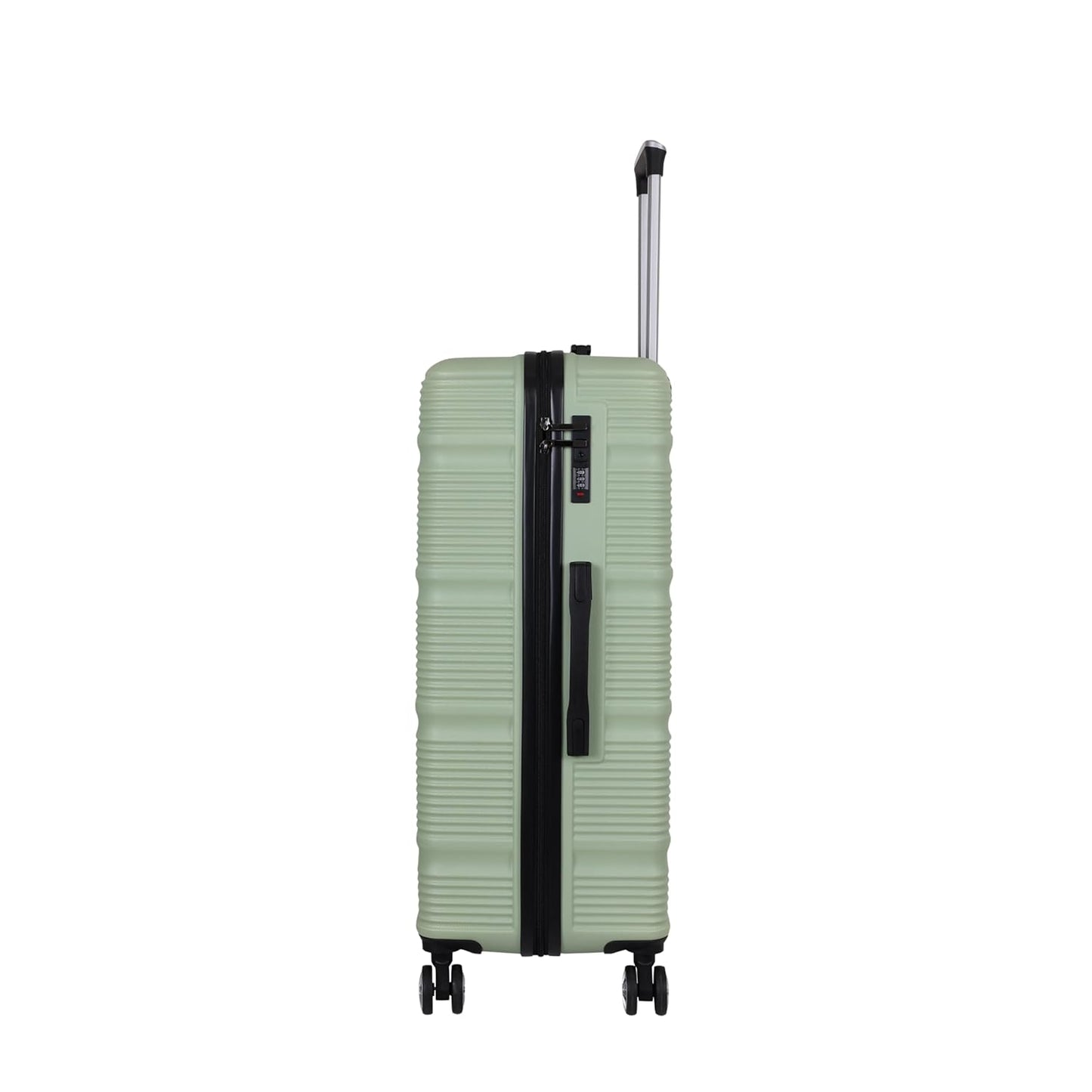 Spacewalk Gloster Hard Luggage, 76L, Medium, Smooth 8 Spinner Wheels, Durable Hard Case ABS Material, Anti-Theft Zip, TSA Lock, Lightweight, Ergonomic Telescopic Handle, 3-Year Warranty