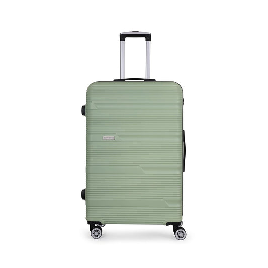 Spacewalk Gloster Hard Case ABS Luggage, 107L, Large, 8 Spinner Wheels, TSA Lock, Anti-Theft Zip, Lightweight & Durable, 3-Year Warranty, Made in India