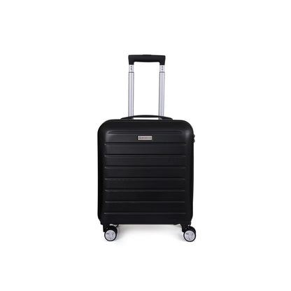 Spacewalk Cadillac Hard Case ABS Luggage, Airline-Approved Cabin Suitcase, 42ltr, 8 Spinner Wheels, Anti-Theft Zip, TSA Lock, Durable & Lightweight, 3-Years Warranty
