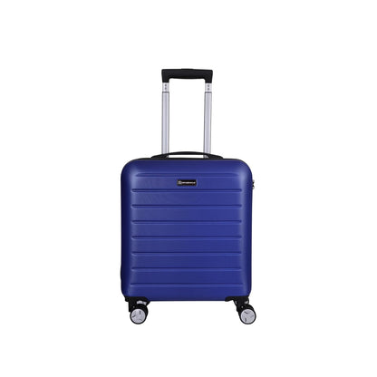 Spacewalk Cadillac Hard Case ABS Luggage, Airline-Approved Cabin Suitcase, 42ltr, 8 Spinner Wheels, Anti-Theft Zip, TSA Lock, Durable & Lightweight, 3-Years Warranty