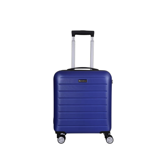 Spacewalk Cadillac Hard Case ABS Luggage, Airline-Approved Cabin Suitcase, 42ltr, 8 Spinner Wheels, Anti-Theft Zip, TSA Lock, Durable & Lightweight, 3-Years Warranty