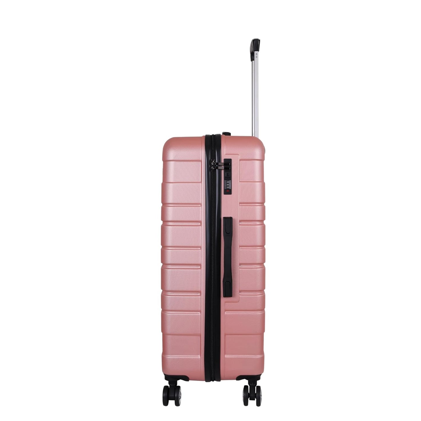 Spacewalk Tokyo Hard Luggage, 76L, Medium, Smooth 8 Spinner Wheels, Durable Hard Case ABS Material, Anti-Theft Zip, TSA Lock, Lightweight, Ergonomic Telescopic Handle, 3-Year Warranty