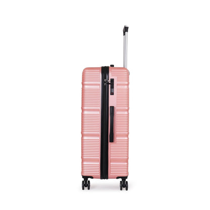 Spacewalk Gloster Hard Case ABS Luggage, Small, 50L, 8 Spinner Wheels, TSA Lock, Anti-Theft Zip, Lightweight & Durable, 3-Year Warranty, Made in India